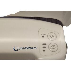 Brondell L60-EW  Heated Toilet Seat with Night Light Three Temperature Settings,